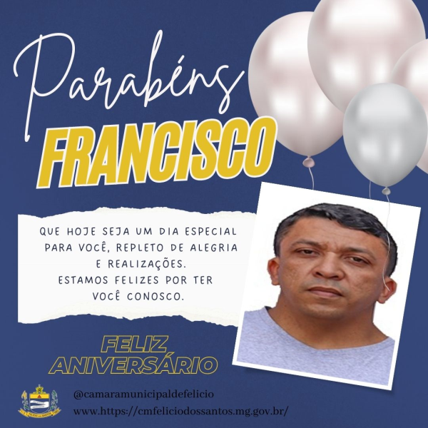 PARABÉNS AO ANIVERSARIANTE DO DIA