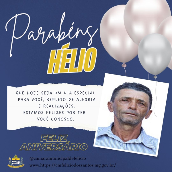 PARABÉNS AO ANIVERSARIANTE DO DIA